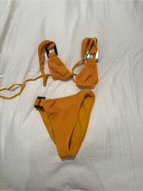SAME Celine Bikini Set in Mustard Yellow never worn